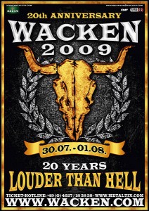 Plakat Wacken 2009