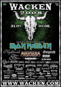Wacken plakat 2008